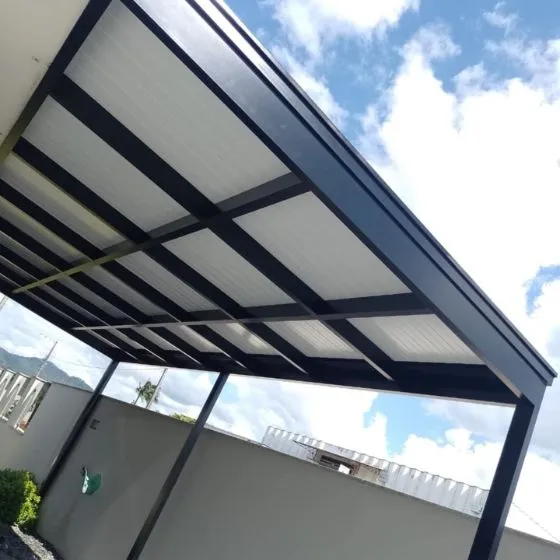 Pergotelha em São Caetano do Sul SP — Cobertura com estrutura metálica reforçada
